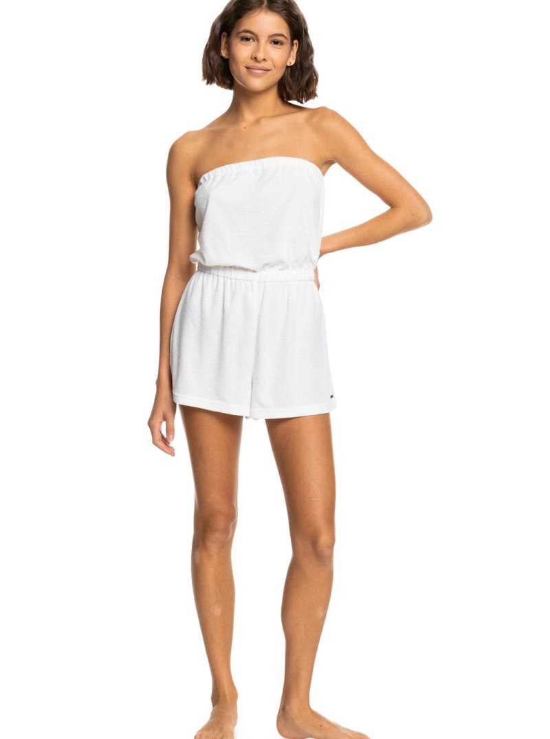 Roxy Special Feeling Romper Bright White | OTERK-4120