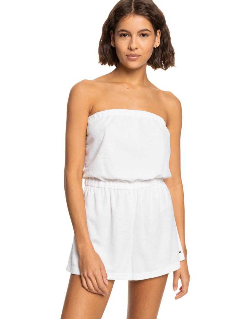 Roxy Special Feeling Romper Bright White | OTERK-4120