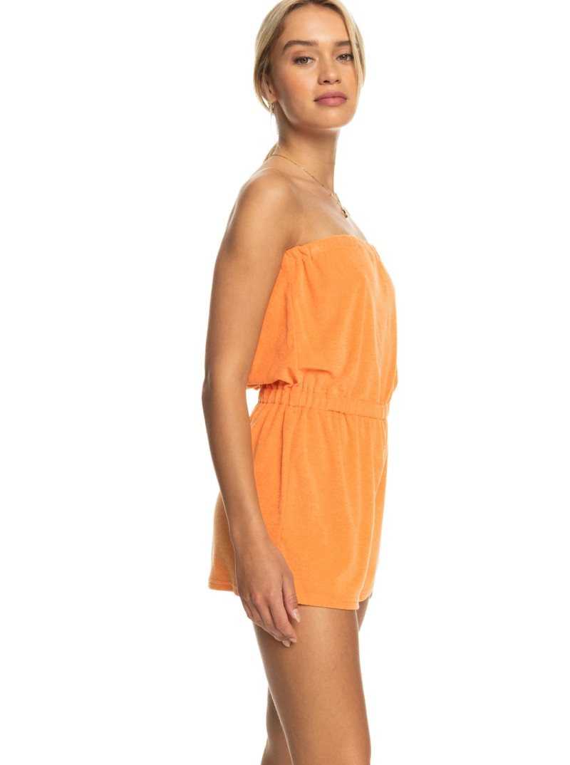 Roxy Special Feeling Romper Mock Orange | EWTDU-2185