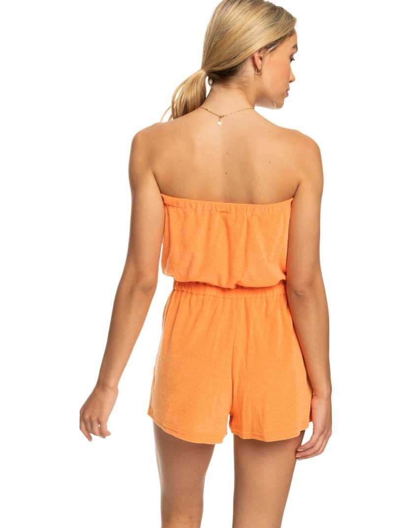 Roxy Special Feeling Romper Mock Orange | EWTDU-2185