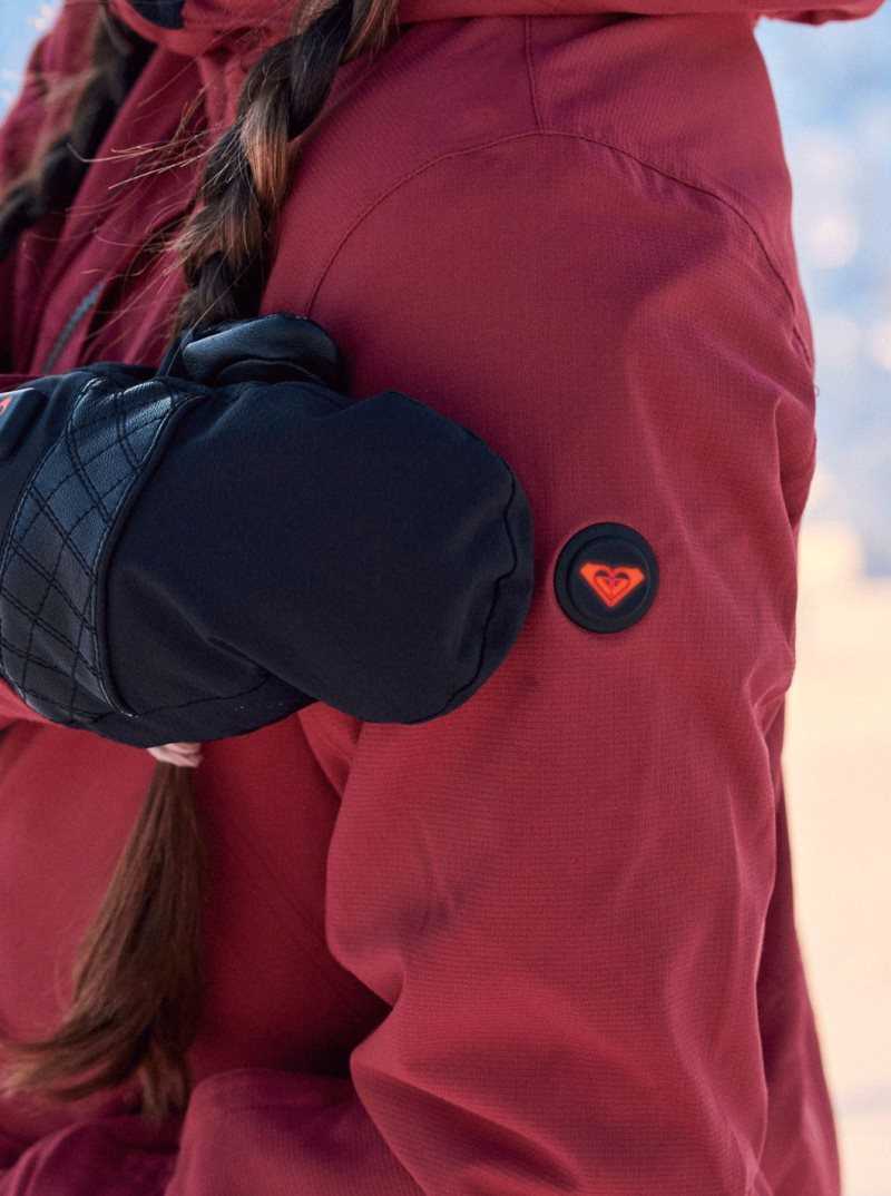 Roxy Stated WarmLink Snow Jacket Brick Red | XWYEM-2987