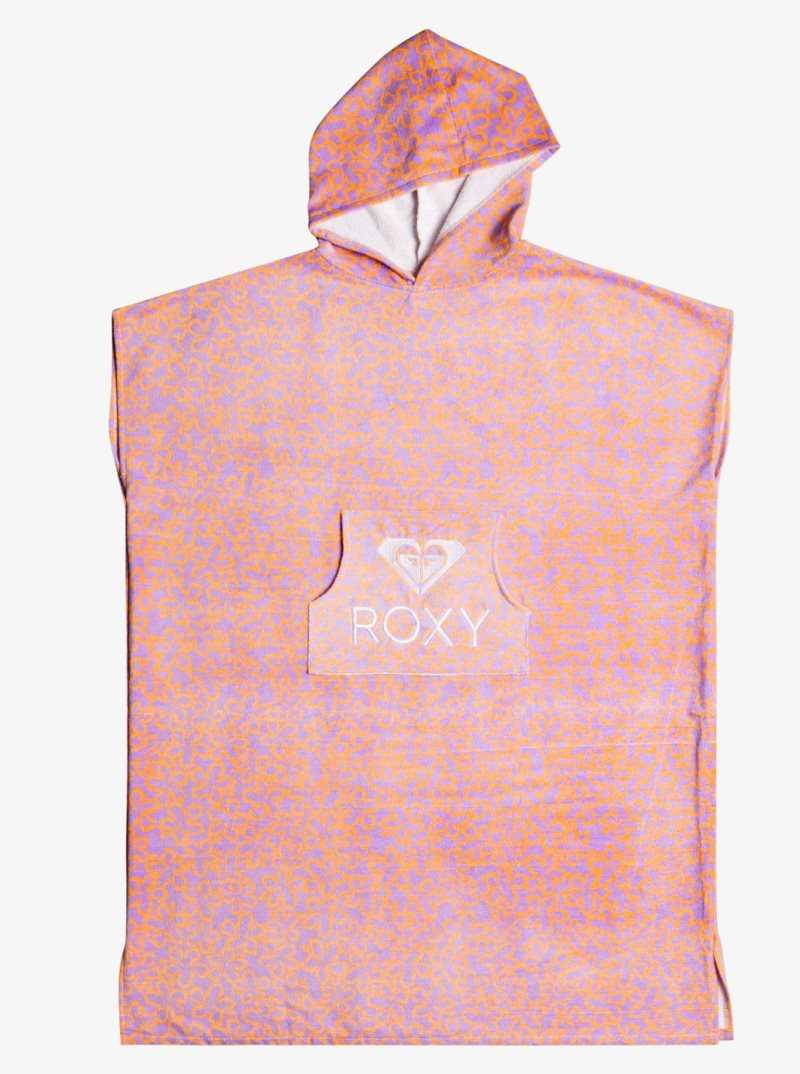 Roxy Stay Magical Printed Hooded Changing Towel Mock Orange Hawaiianheat | JPWQI-0621