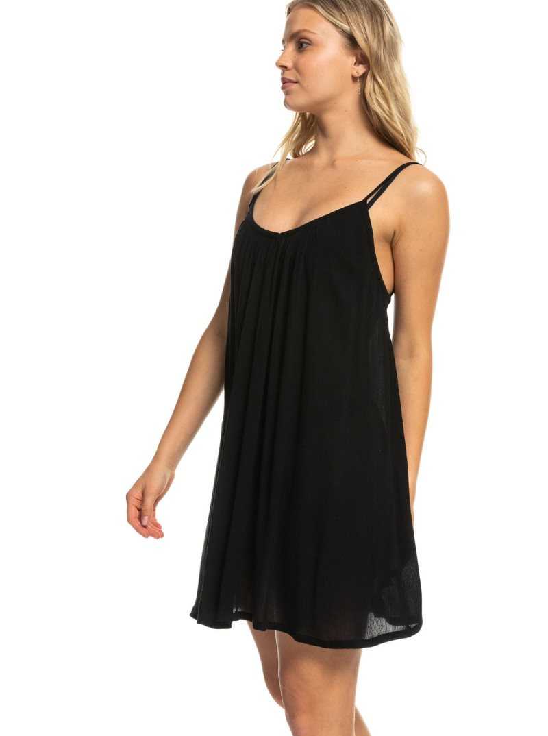 Roxy Summer Adventures Short Dress Anthracite | RVUGT-0876