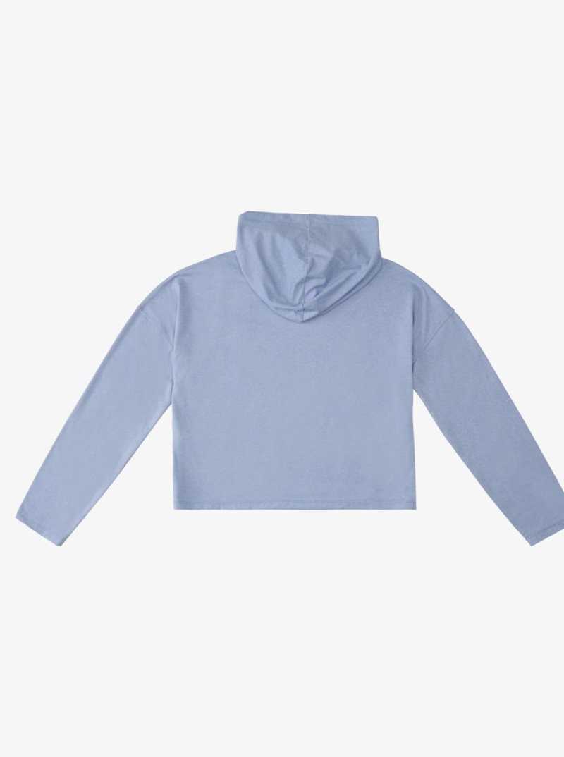 Roxy Sun Might Shine Long Sleeve Hooded T-Shirt Easter Egg Heather | FVBRH-0814