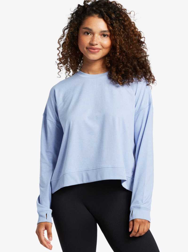 Roxy Sun Might Shine Long Sleeve T-Shirt Easter Egg Heather | CEQMX-4325