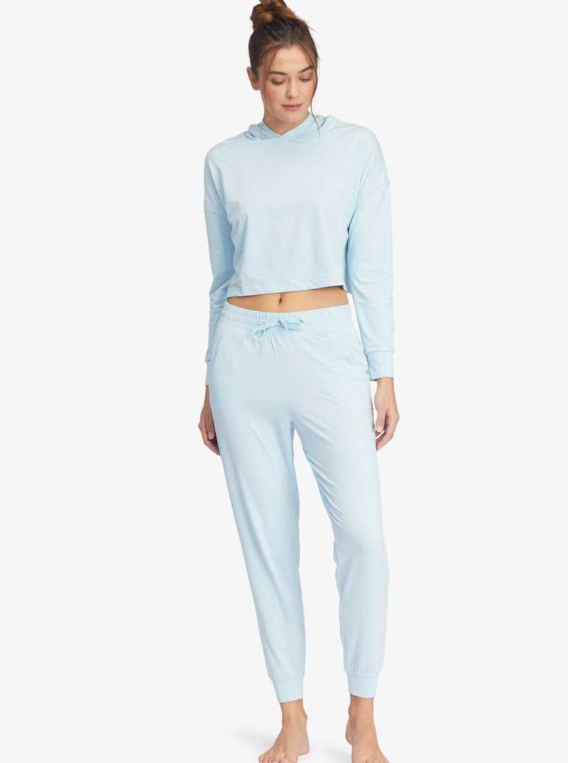 Roxy Sun Might Shine Workout Pants Cool Blue Heather | ORSMH-7106