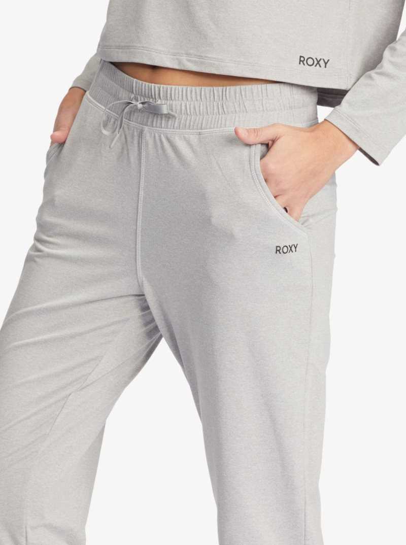 Roxy Sun Might Shine Workout Pants Heritage Heather | KQGTV-9056