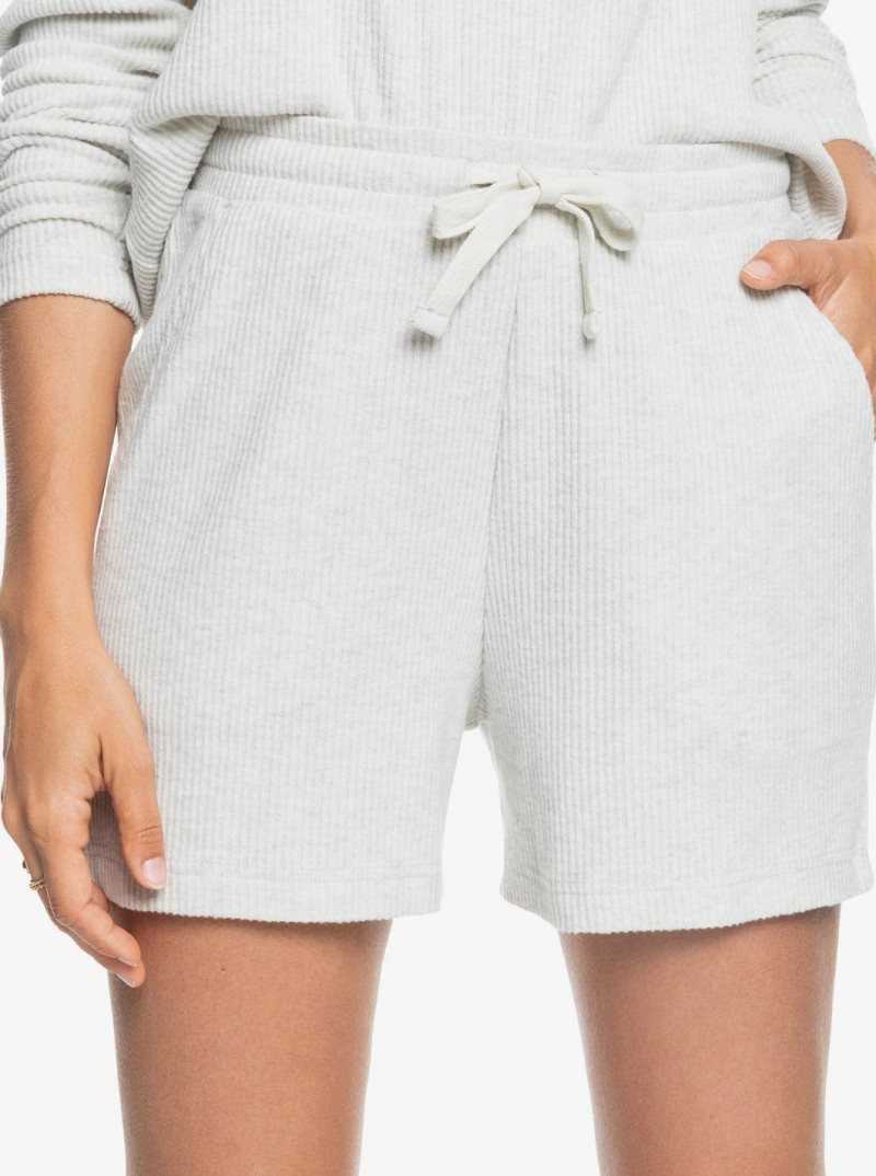 Roxy Sunday Morning Rib Shorts Metro Heather | BLPUD-4186