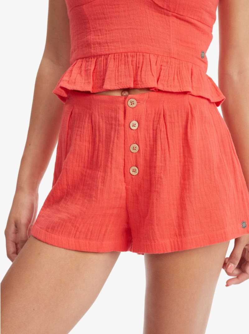 Roxy Sunset Mind Beach Shorts Hibiscus | VHXUK-2843