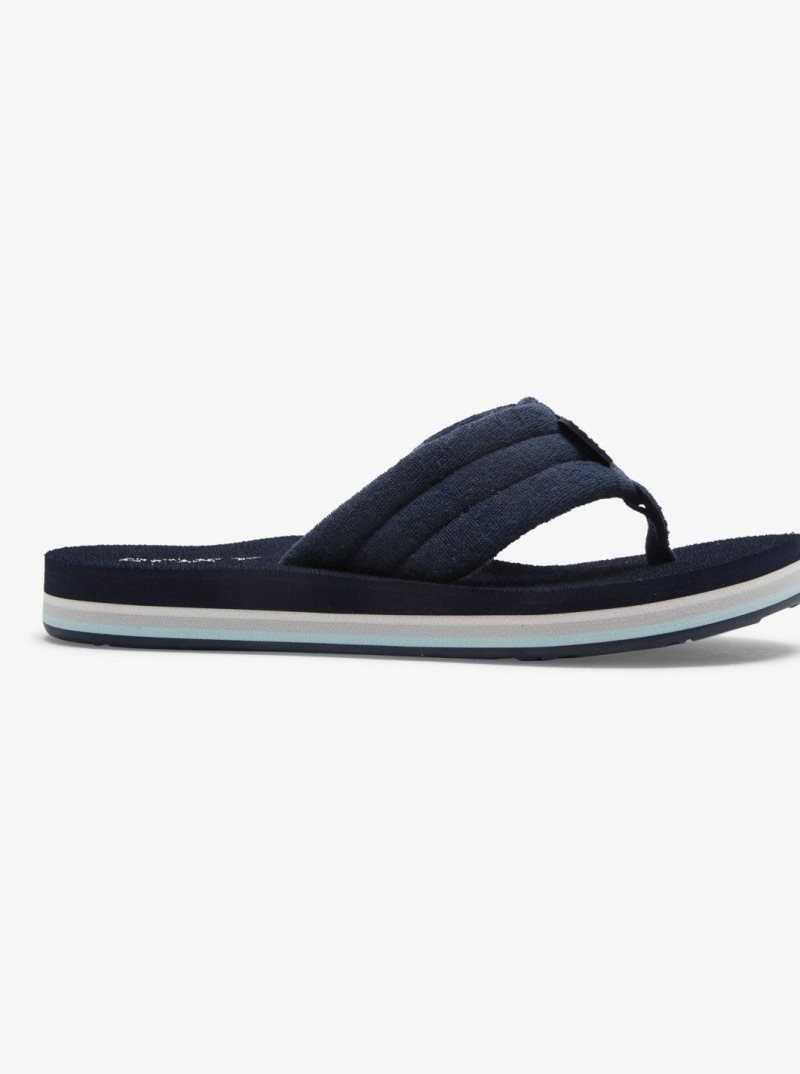 Roxy Surf Check Sandals Navy | BWKAZ-1504