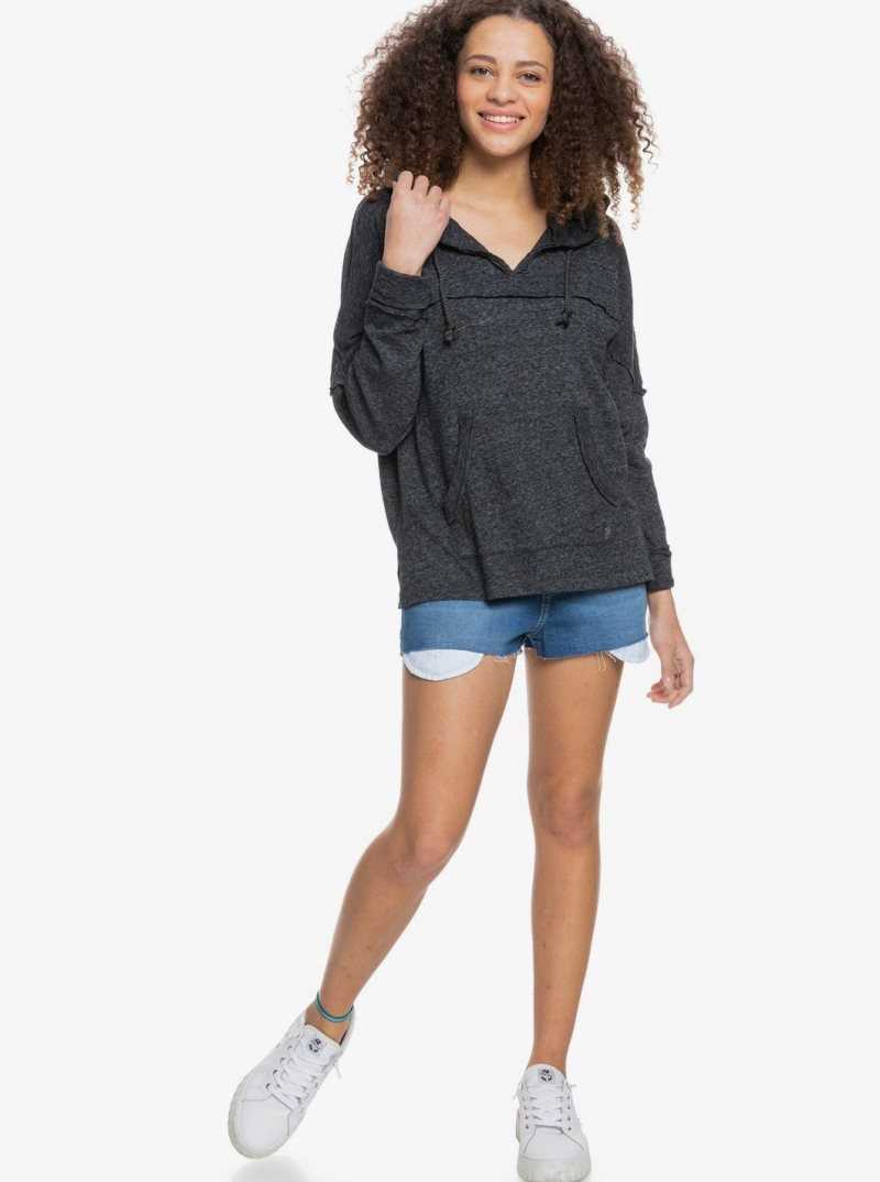 Roxy Surfer Paradise Knit Top Anthracite | VWBCI-0518