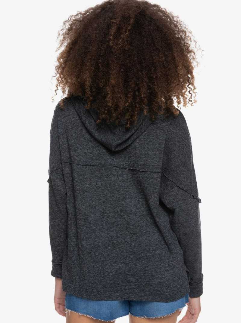 Roxy Surfer Paradise Knit Top Anthracite | VWBCI-0518