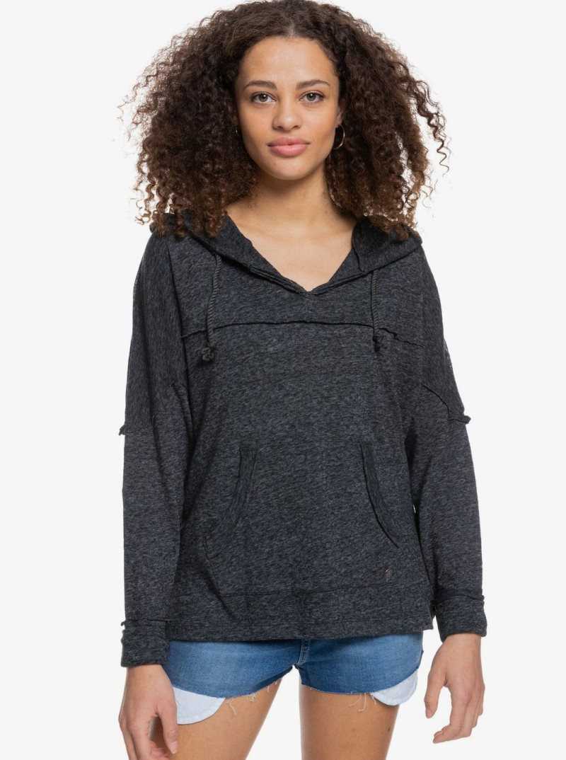 Roxy Surfer Paradise Knit Top Anthracite | VWBCI-0518