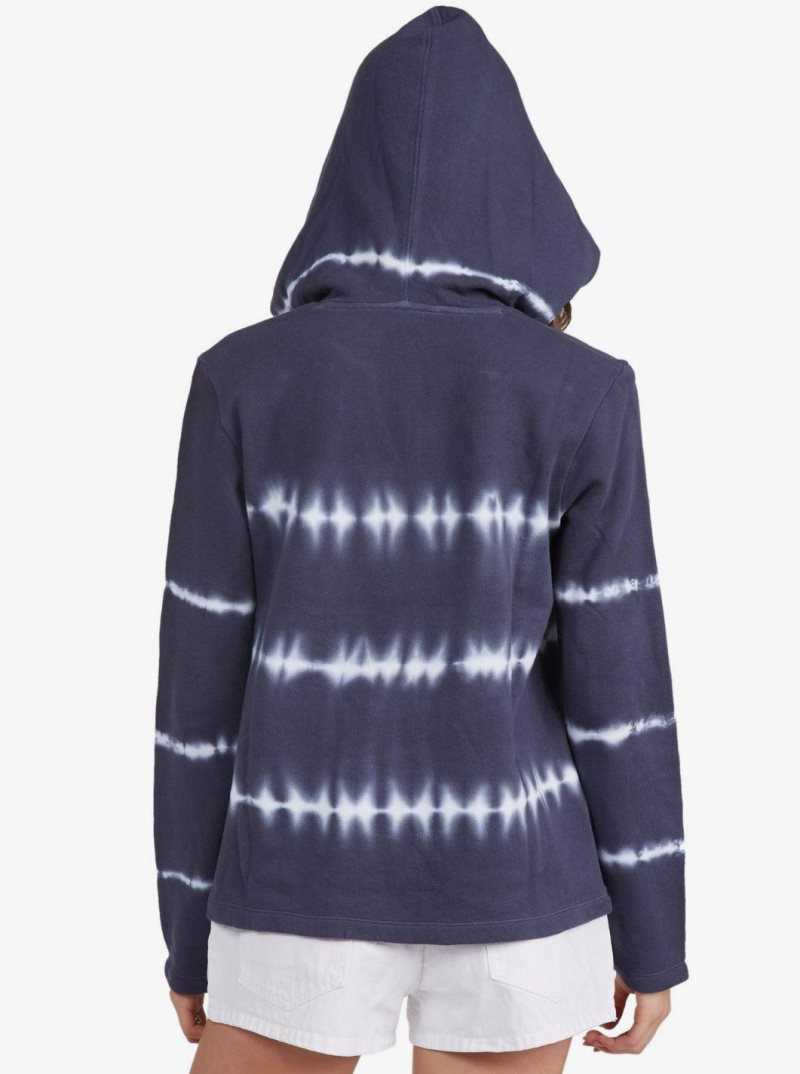 Roxy Surfing Days Poncho Hoodie Mood Indigo | LQDWA-1728