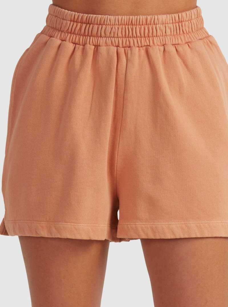 Roxy Tranquil Days Sweatshorts Toasted Nut | TGYDA-7543