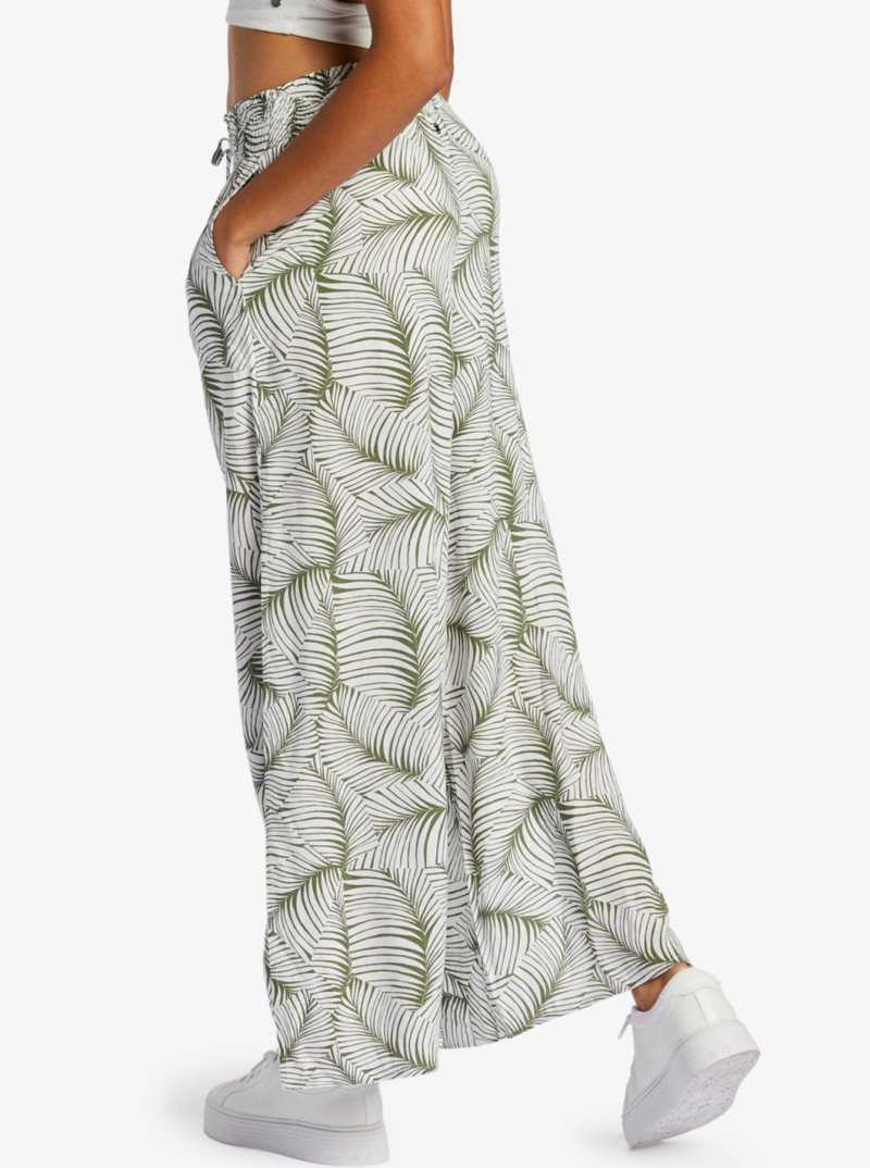 Roxy Tropical Rhythm Beachy Pants Palm Tree Dreams | SNUWT-1873