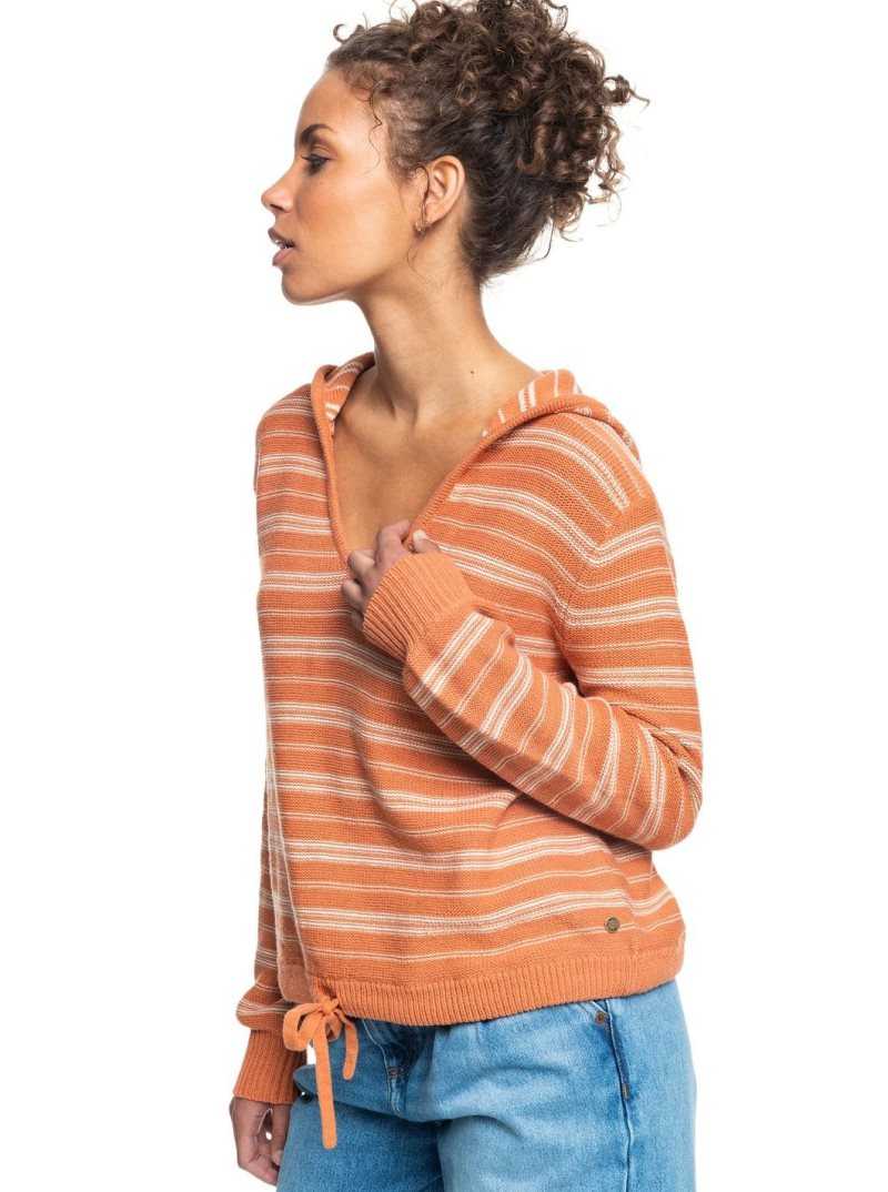 Roxy Turning Out Sweater Sunburst Horizon Stripe | AKUYR-5279