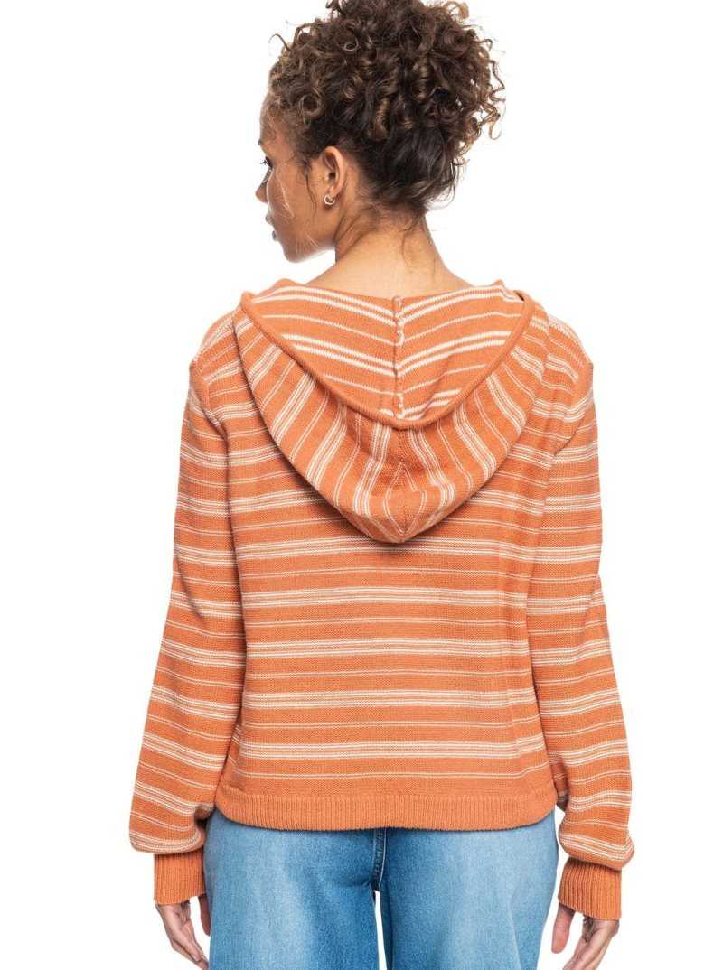 Roxy Turning Out Sweater Sunburst Horizon Stripe | AKUYR-5279