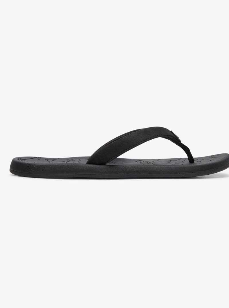 Roxy Vickie Flip-Flops Black | RMZPN-5610