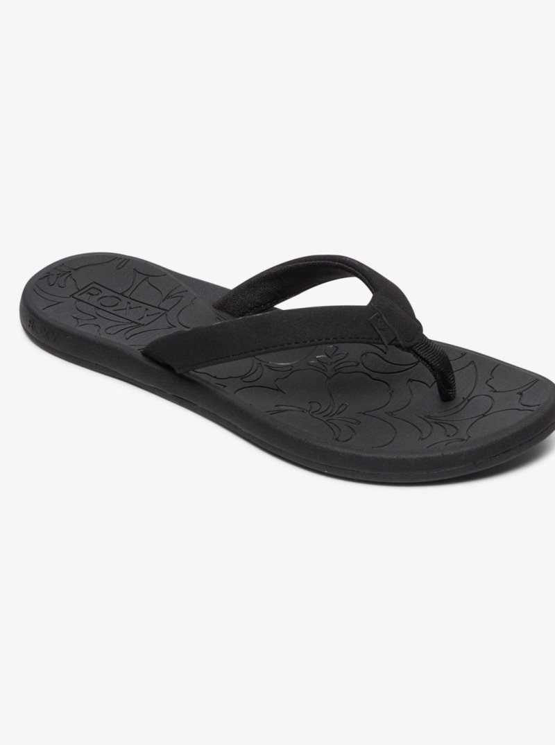 Roxy Vickie Flip-Flops Black | RMZPN-5610