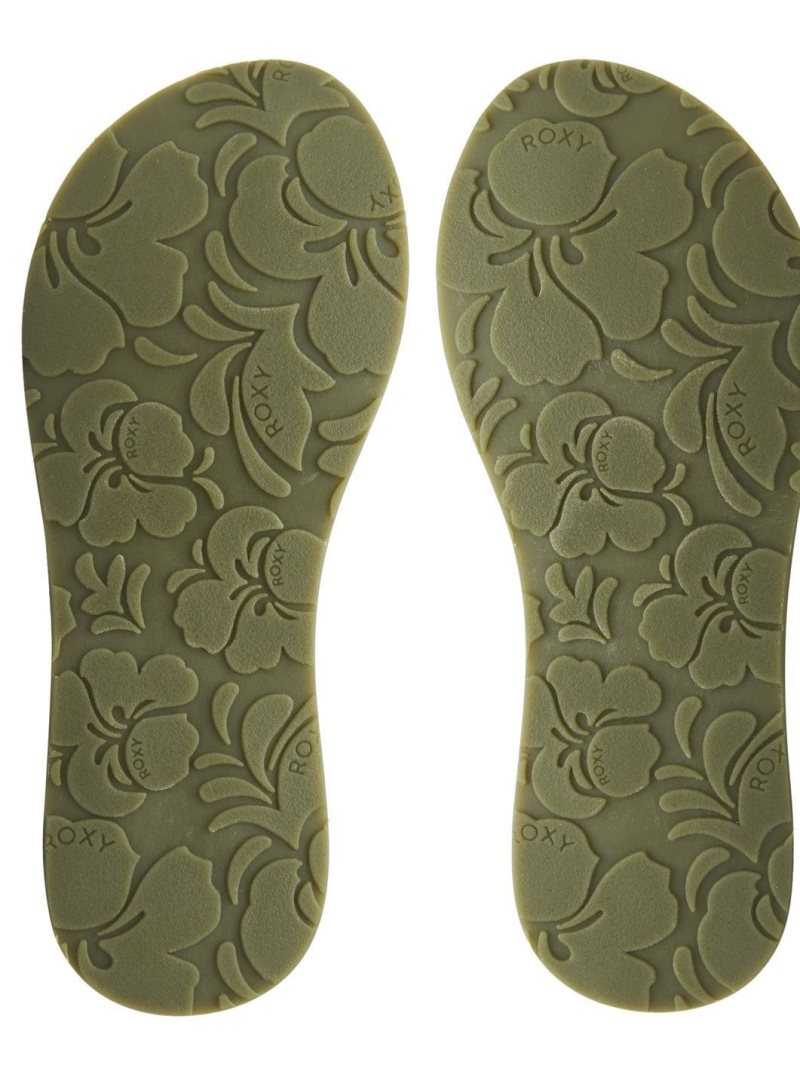 Roxy Vista Flip-Flops Amazon Green | NXDZH-9623