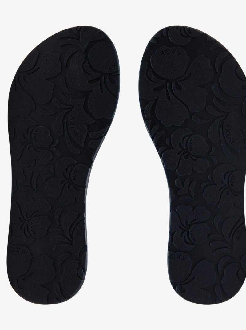 Roxy Vista Flip-Flops Navy | HUDRE-7549