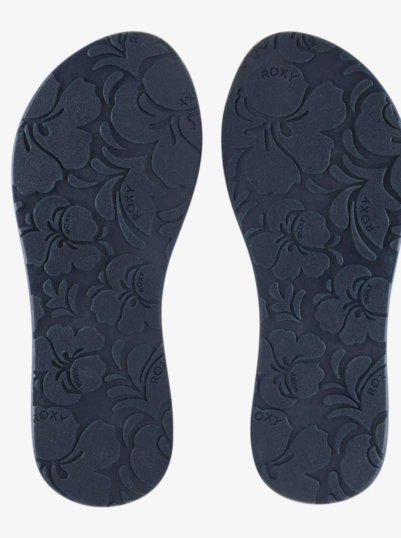 Roxy Vista Loreto Flip-Flops Blue/White | YBHGA-9264