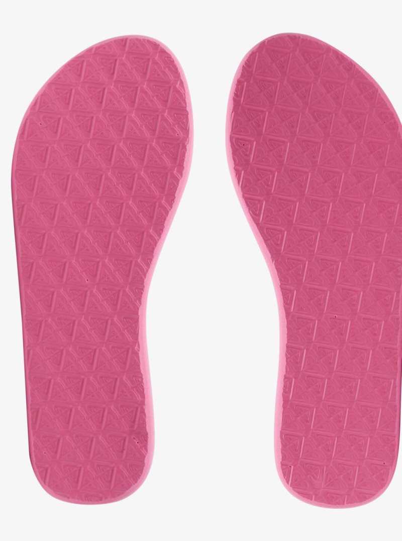 Roxy Viva Hi Sandals Hot Pink | QJIOW-2561