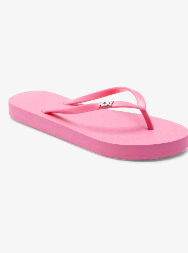 Roxy Viva Hi Sandals Hot Pink | QJIOW-2561