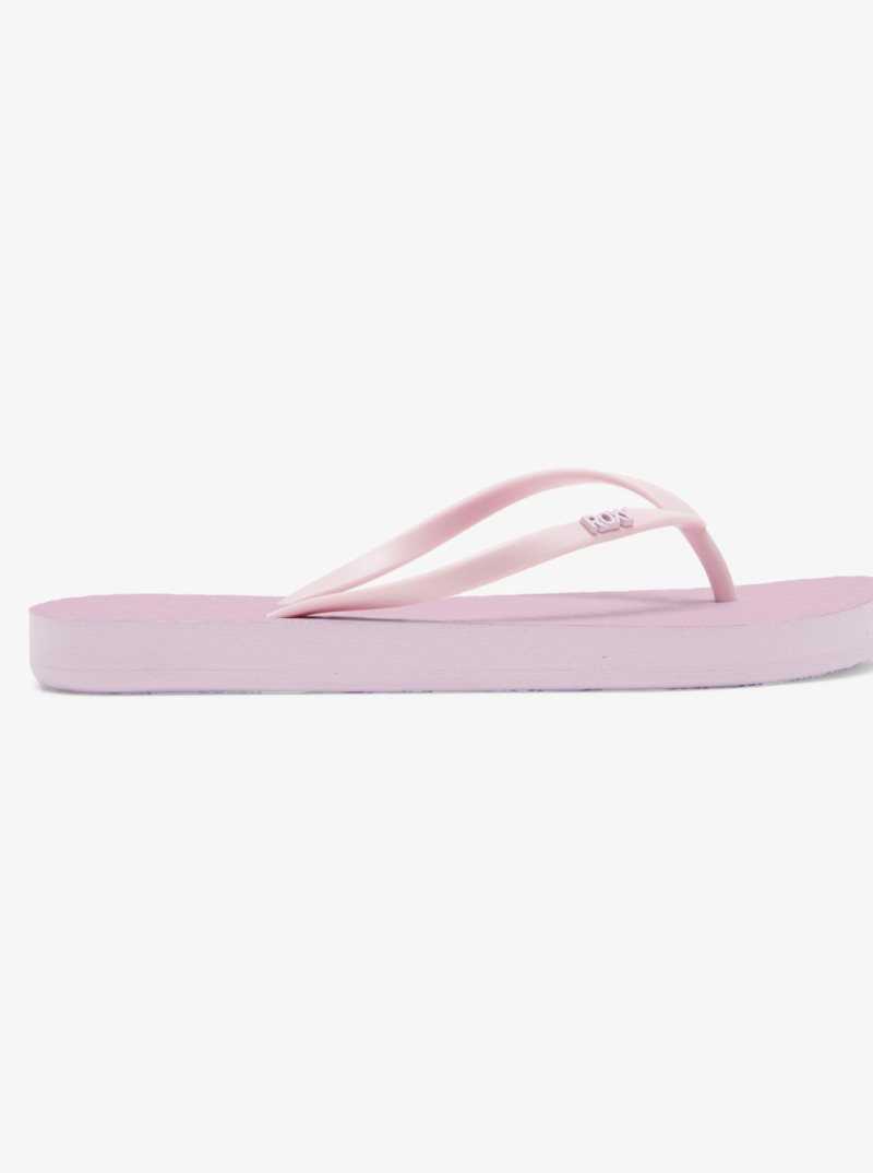 Roxy Viva Hi Sandals Sheer Lilac | HNWUX-0136