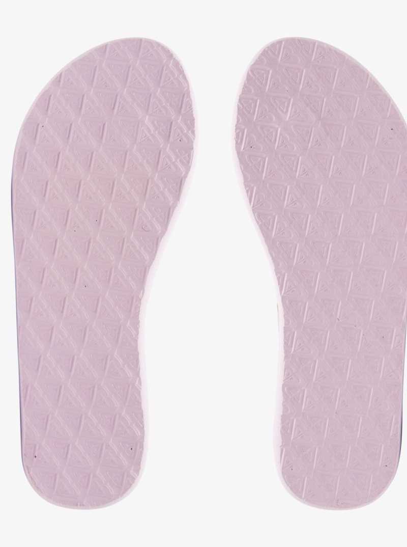 Roxy Viva Hi Sandals Sheer Lilac | HNWUX-0136