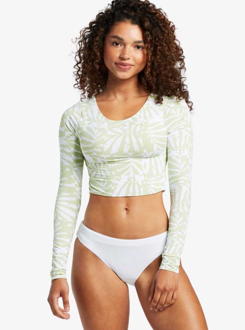 Roxy Waves For Days Long Sleeve UPF 50 Rashguard Seacrest Hot Tropics | RVIPG-1659