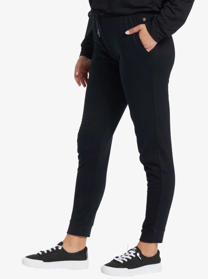 Roxy Weekend Game Jogger Pants Anthracite | KAWDN-5180