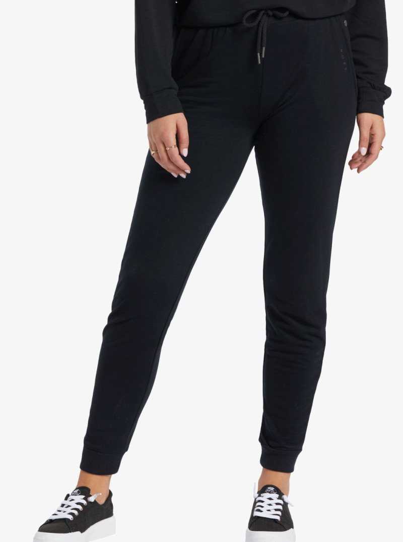 Roxy Weekend Game Jogger Pants Anthracite | KAWDN-5180