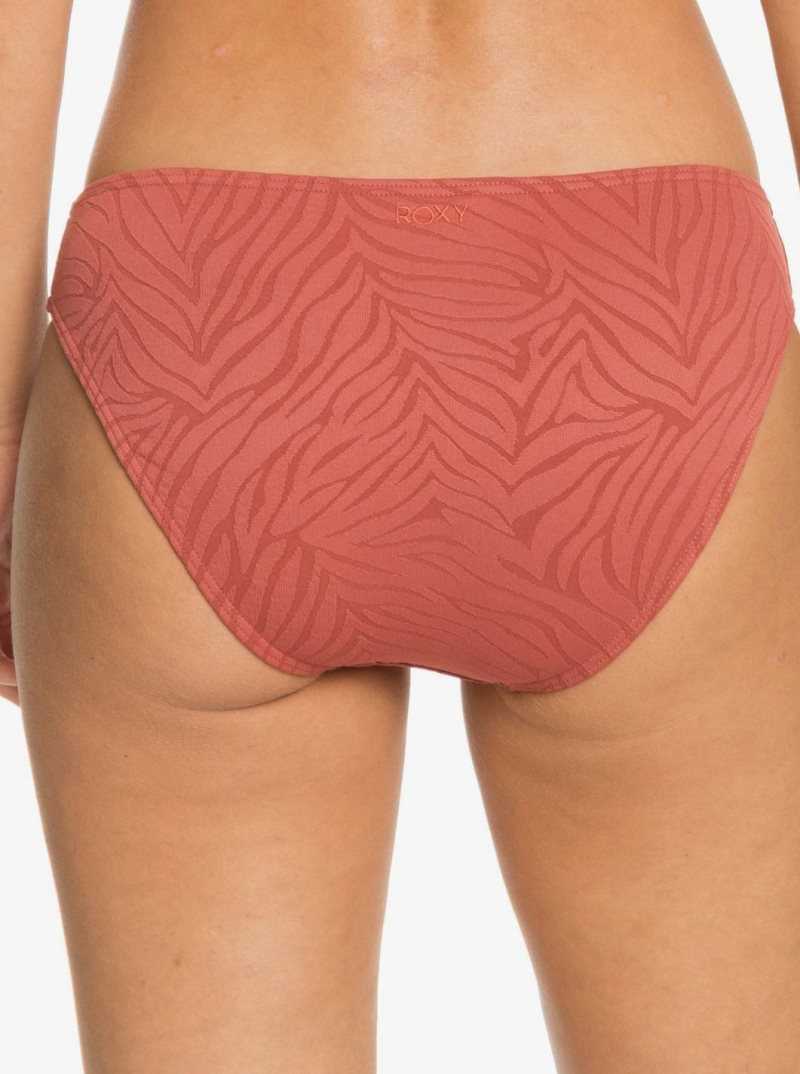 Roxy Wild Babe Full Bikini Bottoms Marsala | BAYVR-8560