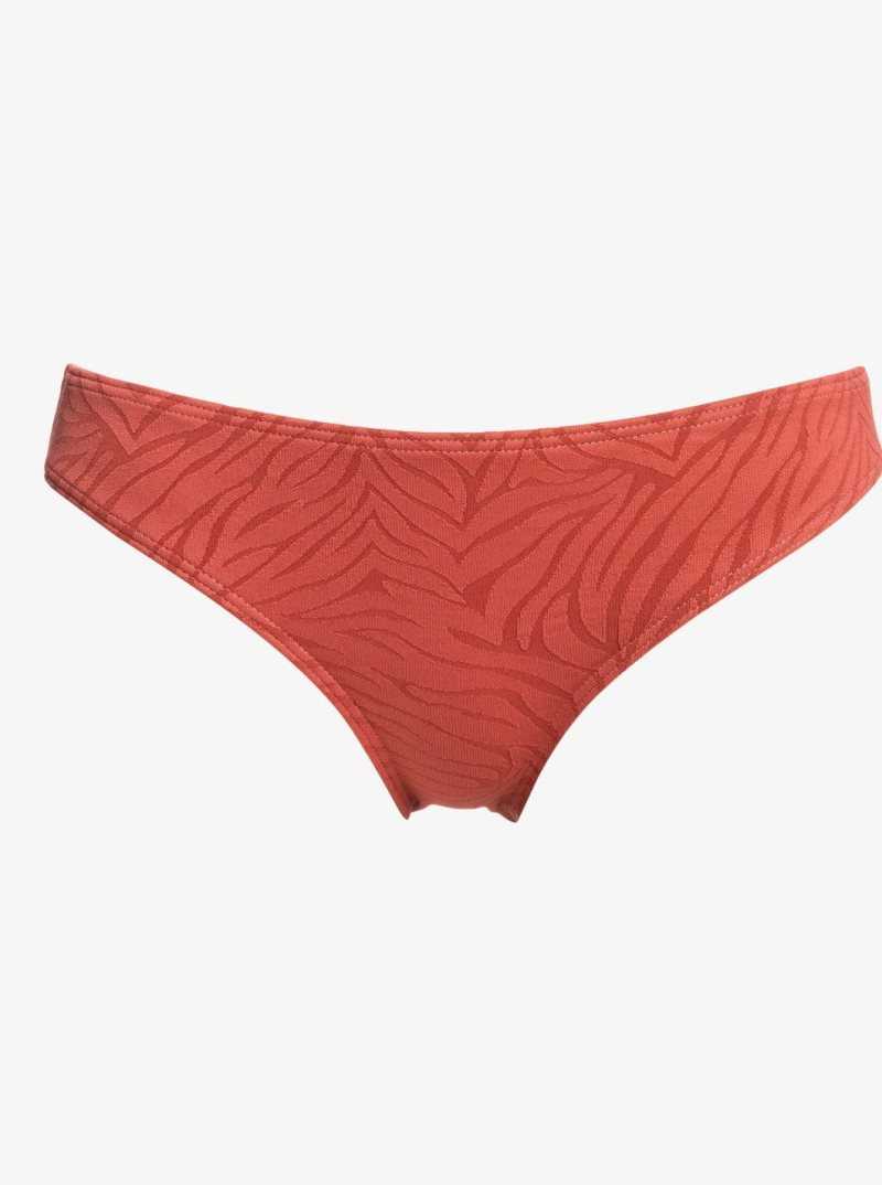 Roxy Wild Babe Full Bikini Bottoms Marsala | BAYVR-8560