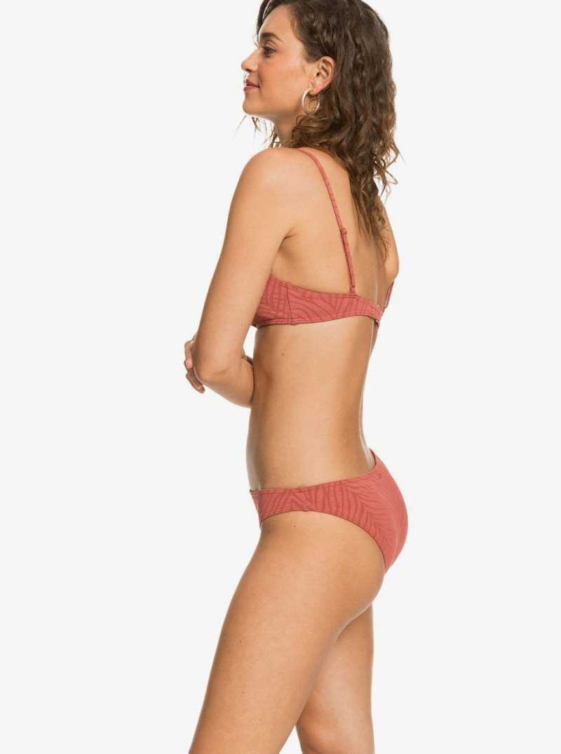 Roxy Wild Babe Regular Bikini Bottoms Marsala | KWGVI-9316