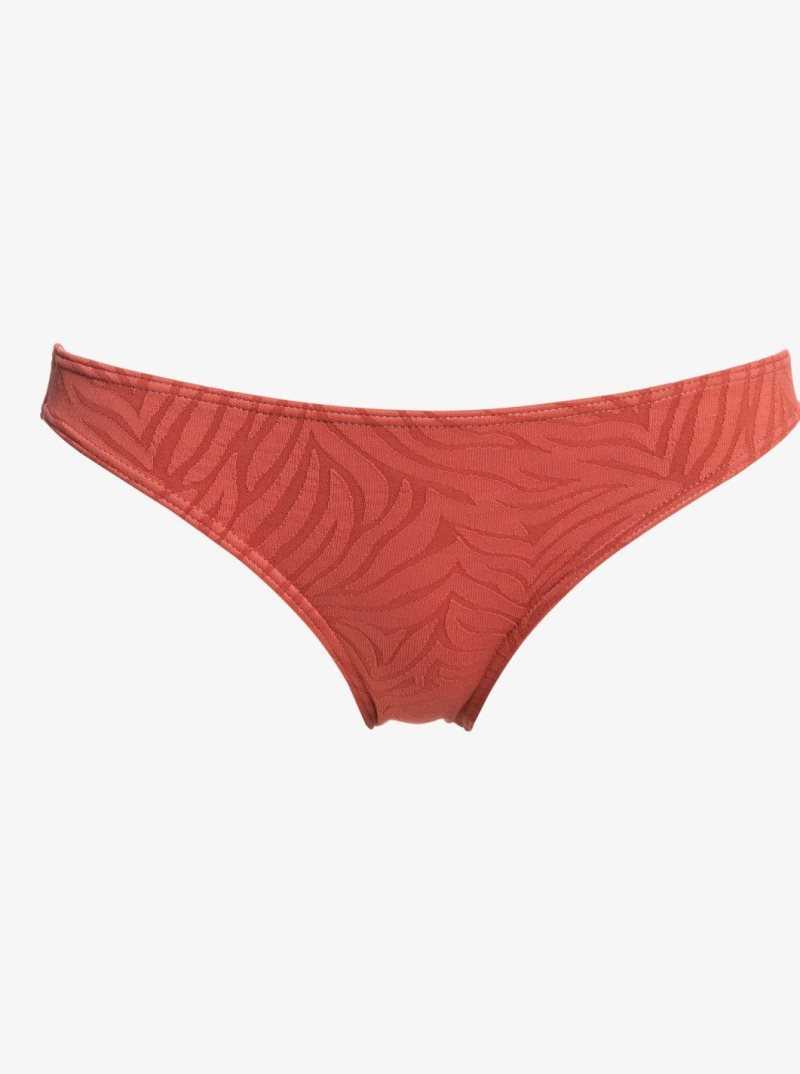 Roxy Wild Babe Regular Bikini Bottoms Marsala | KWGVI-9316