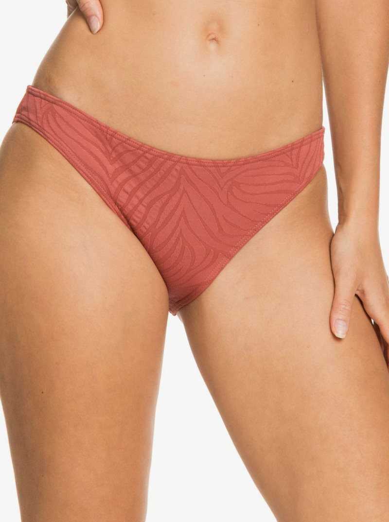 Roxy Wild Babe Regular Bikini Bottoms Marsala | KWGVI-9316