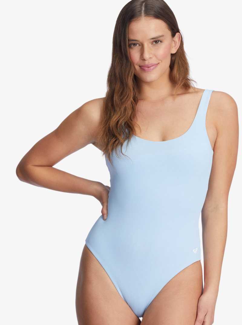 Roxy Wildflowers Reversible One-Piece Swimsuit Bright White Undertone S | BHNYZ-6381