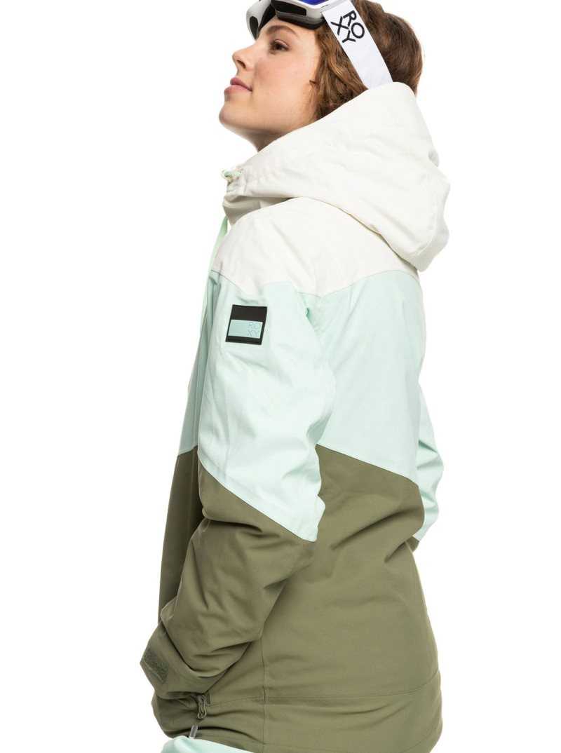 Roxy Winter Haven Insulated Snow Jacket Deep Lichen Green | NGRSC-9031