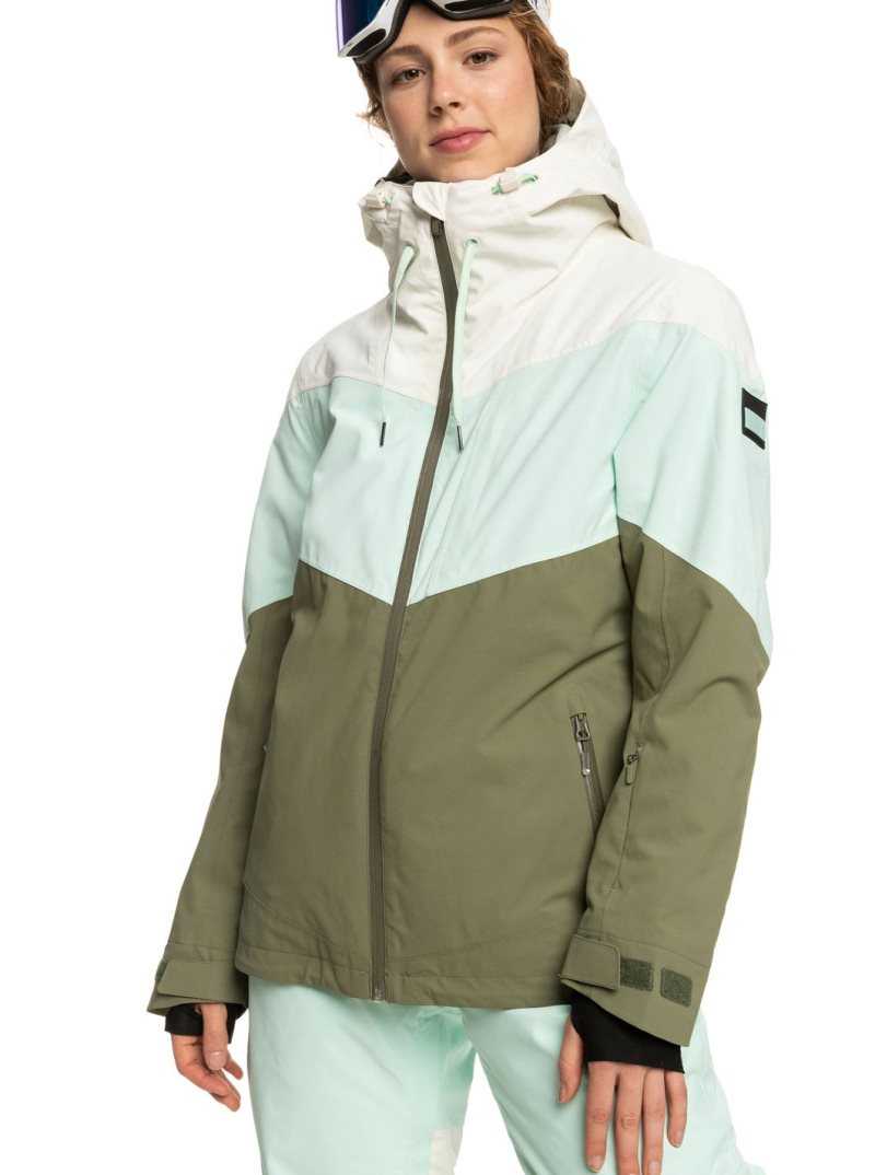 Roxy Winter Haven Insulated Snow Jacket Deep Lichen Green | NGRSC-9031