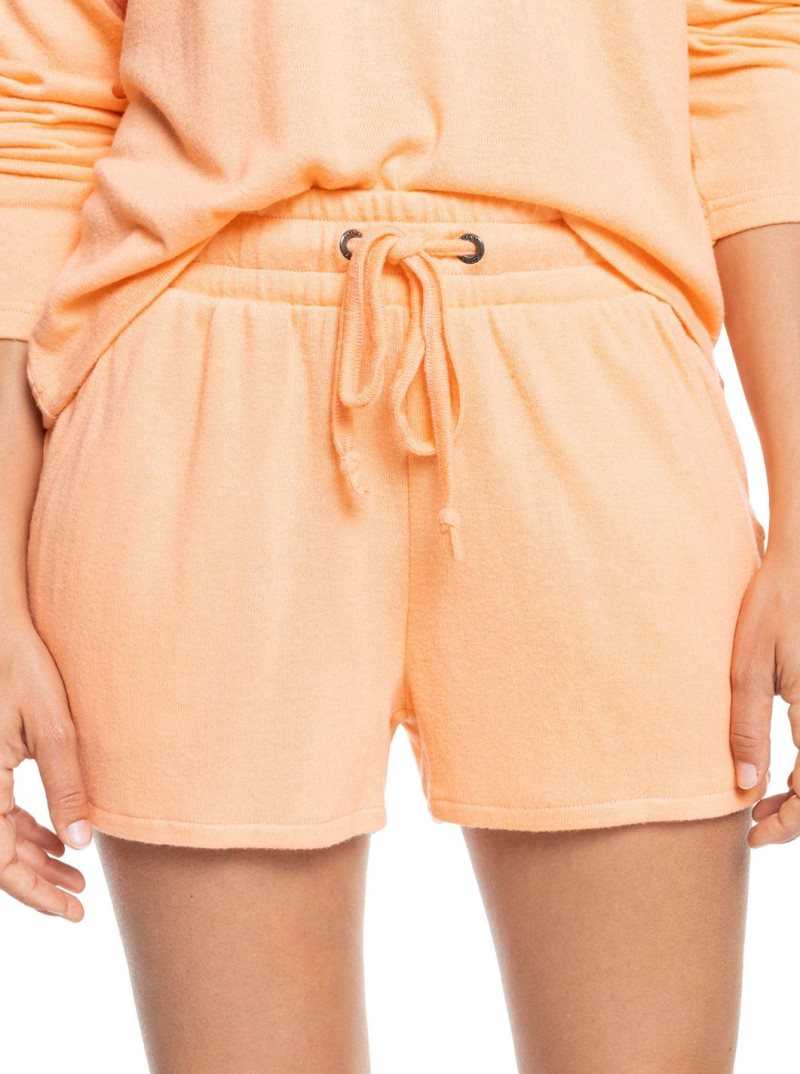 Roxy bidden Summer Sweatshorts Cantaloupe | JZBDG-0425