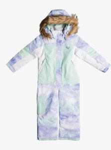 Roxy 2-7 Sparrow Jumpsuit Snow Suit Fair Aqua Seous Rg | YZAGU-5273