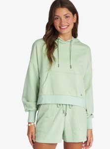 Roxy Afternoon Hike Pullover Hoodie Sprucetone | TDWKX-0418