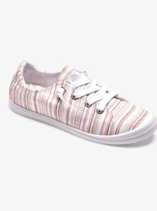 Roxy Bayshore Shoes Tan Pinstripe | NJXZQ-3170