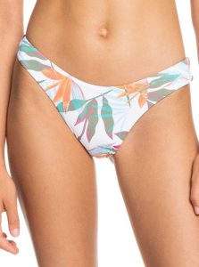 Roxy Beach Classics Cheeky Bikini Bottoms Bright White Floral Of Paradis | XZMBH-6789