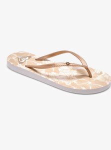 Roxy Bermuda Sandals Beige/White | BZIVG-8937