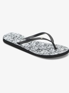 Roxy Bermuda Sandals Black/Black/White | VZLWG-6715