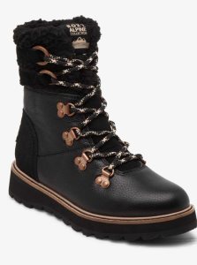 Roxy Brandi Lace-Up Boots Black | ZRFNB-3741